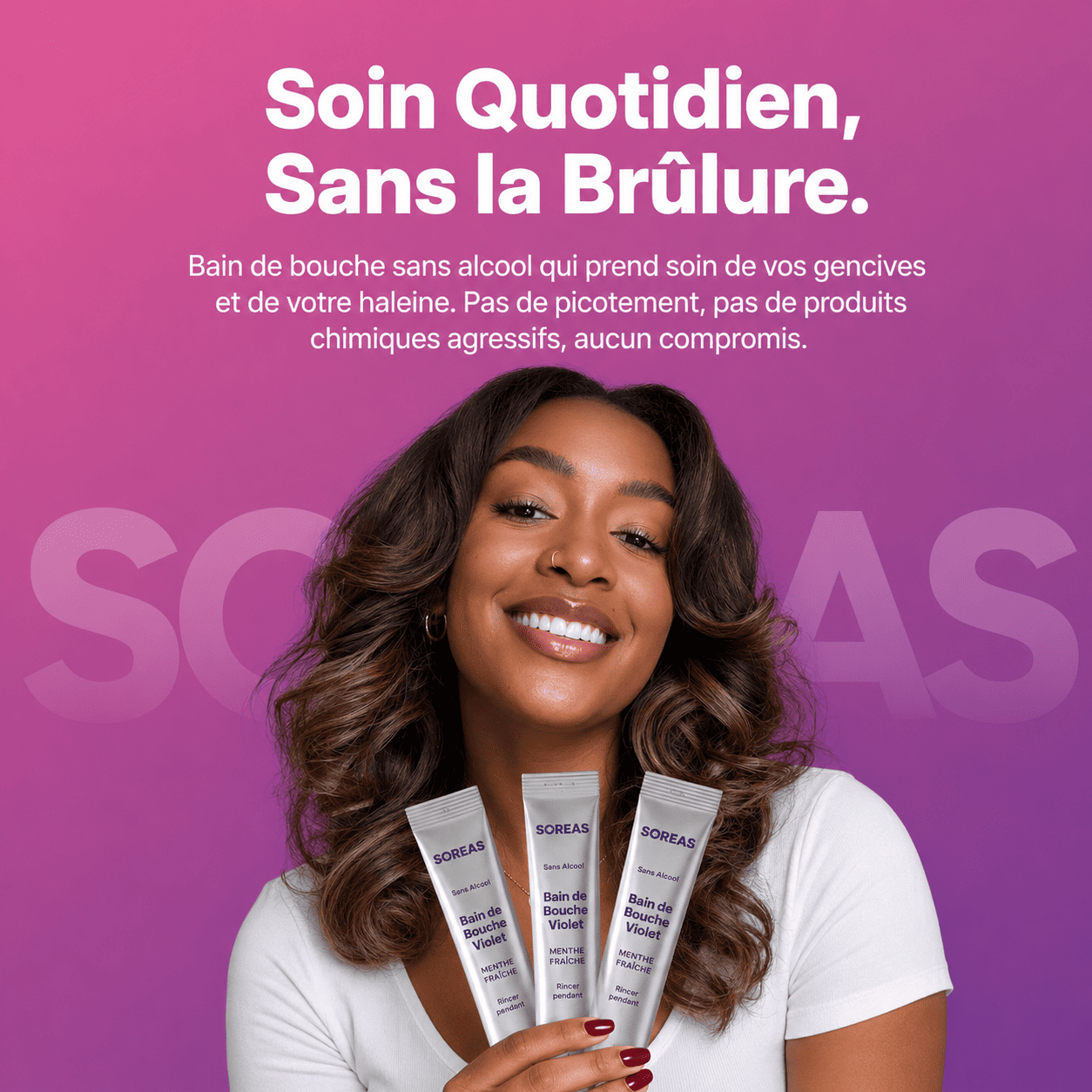 Souriez enfin sans penser à la couleur de vos dents en seulement 30 secondes.